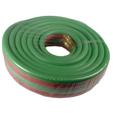 25 Ft 3/8" Oxygen & Propane Hose Set