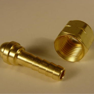 1/4" Propane Nut & Barb Combo