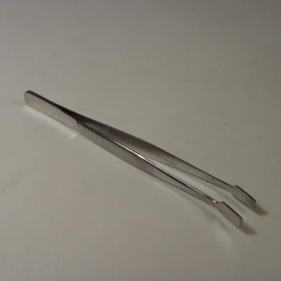 4-3/4" Angle Foil & Leaf Tweezer Stainless Steel