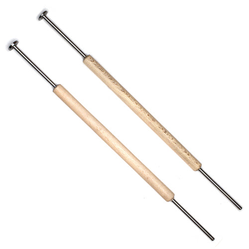 Punty Set of 2 stainless steel with Wood Handle