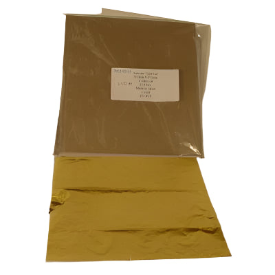 Gold Foil 8" x 8" single sheet