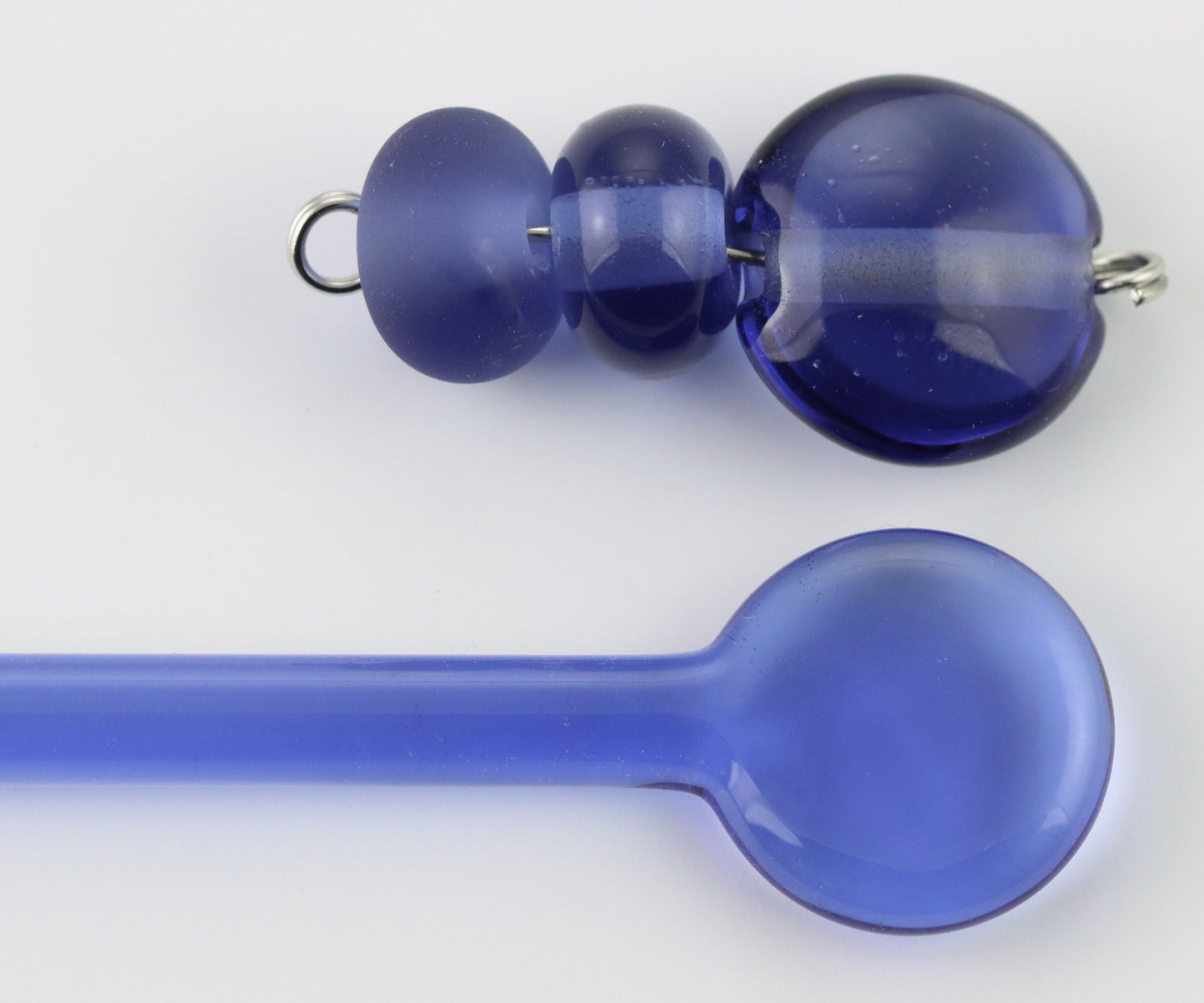 Sapphire Mist Ltd Run Creation is Messy Glass Rod
