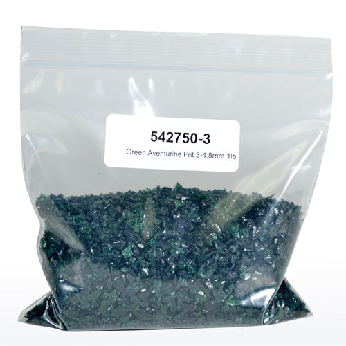 Green Aventurine Frit 3-4.8mm, 1lb