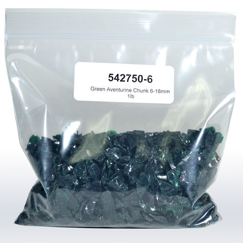 Green Aventurine Chunk 6-18mm, 1lb