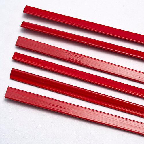 Red Transparent Ribbon 6 Glass Strips