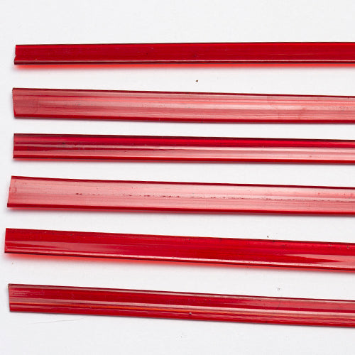 Red Light Ribbon 6 Glass Strips