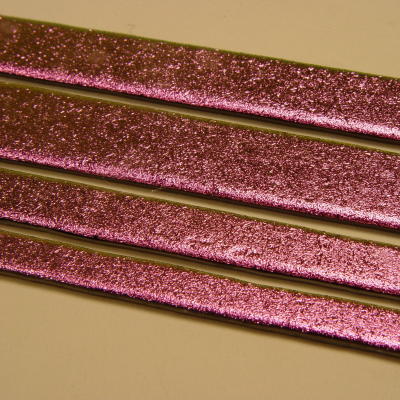 Pink Crinkle Dichroic on Black Full Sheet Effetre Glass