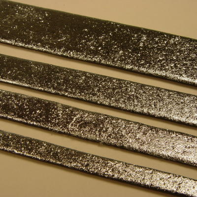 Silver Dichroic on Black 1/4 Sheet Effetre Glass