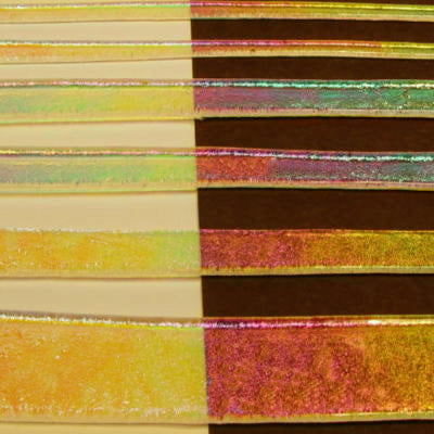 Rainbow 1 Dichroic on Clear Effetre Glass