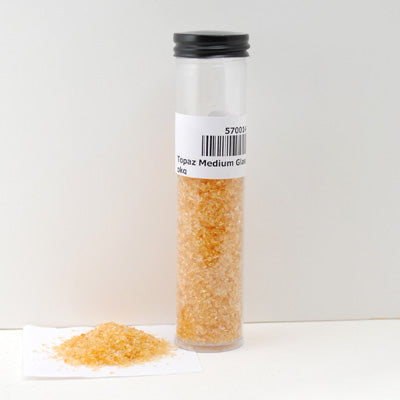 Topaz Transparent Frit Effetre Glass