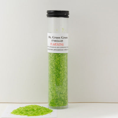 Dark Grass Green Transparent 2oz Frit Effetre Glass