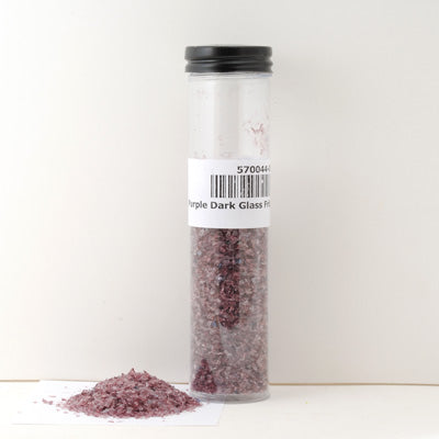 Dark Purple Transparent Frit Effetre Glass