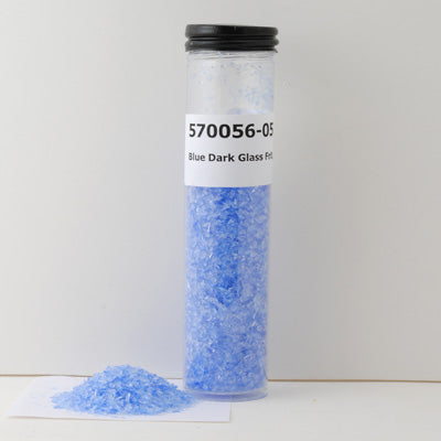 Dark Blue  Transparent Frit Effetre Glass