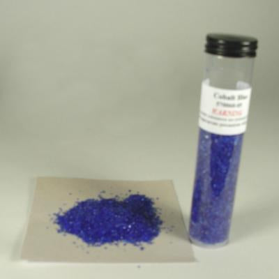 Cobalt Blue Transparent Frit Effetre Glass