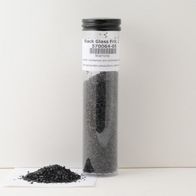 Black Transparent  Frit Effetre Glass