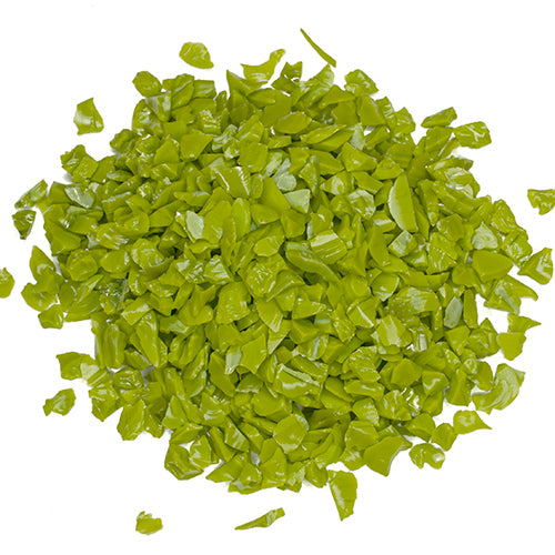 Green Pea Pastel Frit Effetre Glass