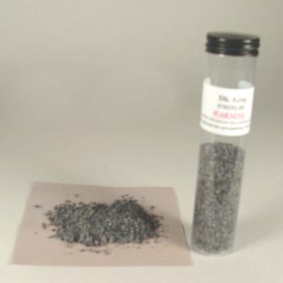 Dark Gray Pastel Frit Effetre Glass