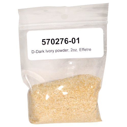 Dark Ivory 2oz Powder Effetre Glass