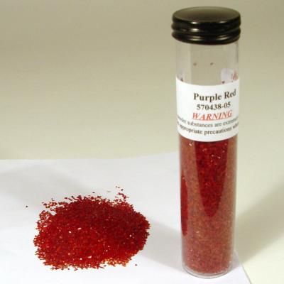 Purple Red Frit Effetre Glass