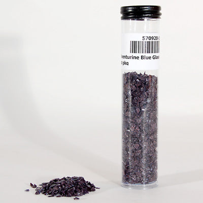 Blue Aventurine Fine Frit Effetre Glass