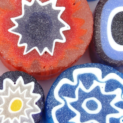 Transparent Millefiori Effetre Glass