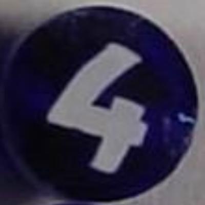 Sliced Numbers Millefiori Effetre Glass