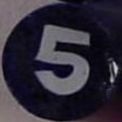 Sliced Numbers Millefiori Effetre Glass