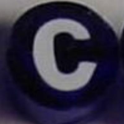 Sliced Letter Millefiori Effetre Glass