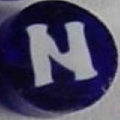 Sliced Letter Millefiori Effetre Glass