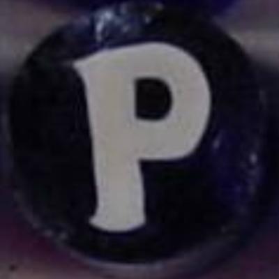 Sliced Letter Millefiori Effetre Glass