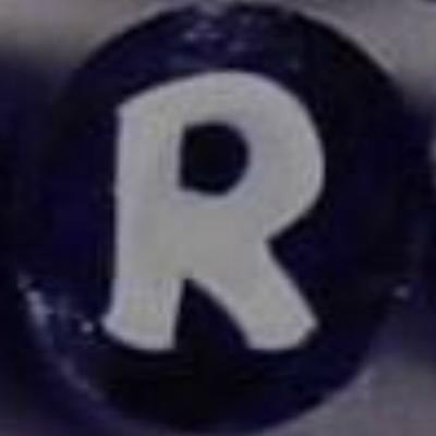 Sliced Letter Millefiori Effetre Glass