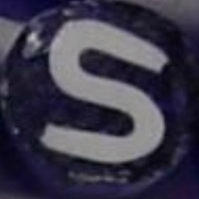 Sliced Letter Millefiori Effetre Glass