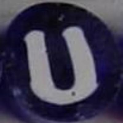 Sliced Letter Millefiori Effetre Glass