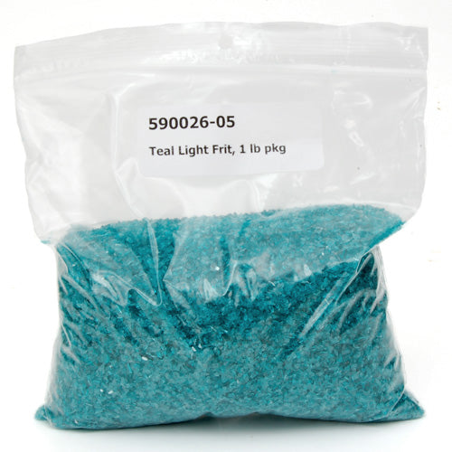 Light Teal Transparent Frit Effetre Glass