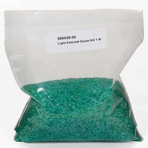 Light Emerald Green Transparent Frit Effetre Glass