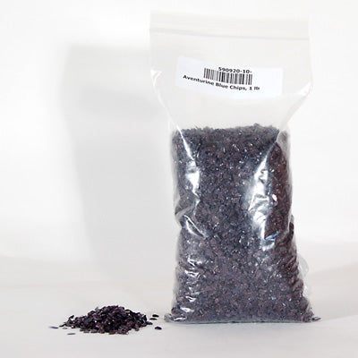 Blue Aventurine Fine Frit Effetre Glass