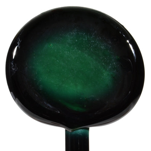 Green Mosaic (Black) Opaque Effetre Glass Rod
