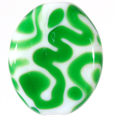 Verde Rosetta (Green Rose) Transparent Effetre Glass Rod