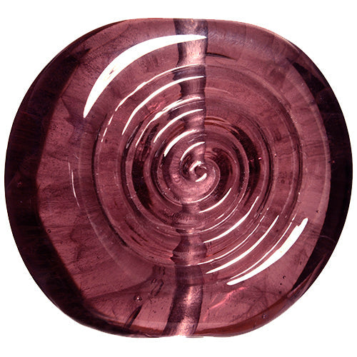 Purple Light Streaky Transparent Effetre Glass Rod