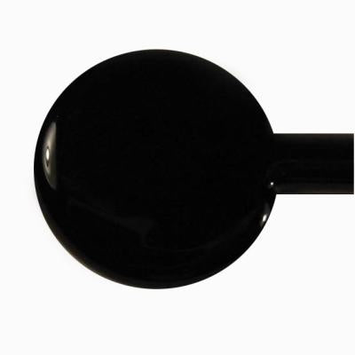 Black Intense  Effetre Glass Rod