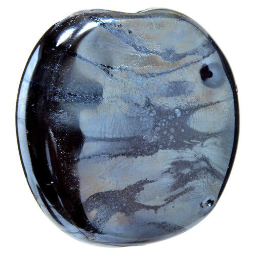 Plum Silver Dark Handmade Pastel Effetre Glass Rod