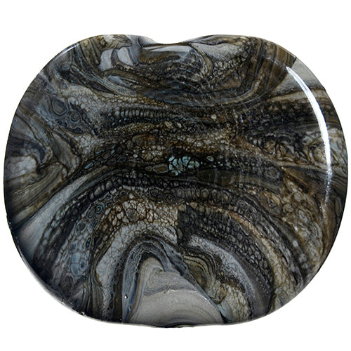 Avorio Petrolio Gray Pastel Effetre Glass Rod