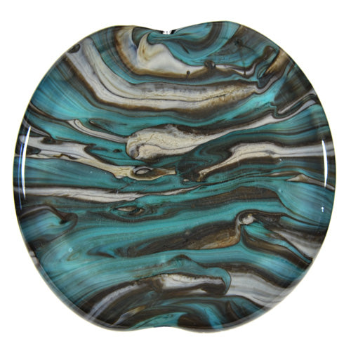 Avorio Verde Petrolio (Ivory Petroleum) Pastel Effetre Glass Rod