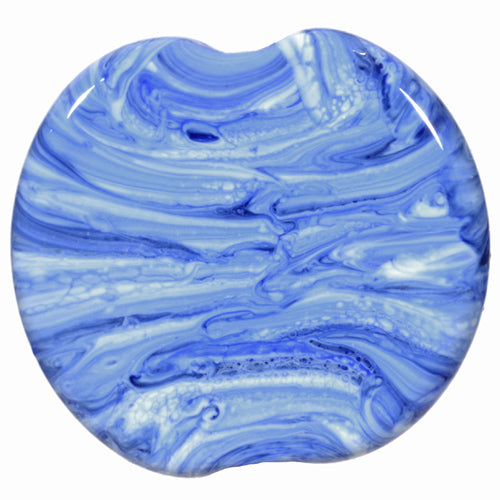 Avorio Lapis Dark (Ivory Blue) Pastel Effetre Glass Rod