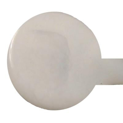 White Opalino Effetre Glass Rod