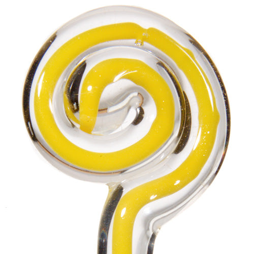 Yellow Filigrana 5-6mm Effetre Glass Rodsetre