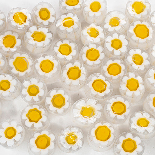 Daisy Millefiori Effetre Glass