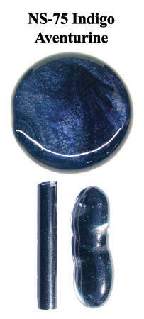 Indigo Aventurine Northstar Glass Rod