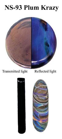 Plum Krazy 4oz Northstar Glass Frit