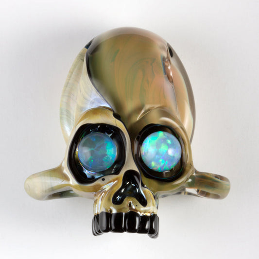 Blue Caramel 4oz Northstar Glass Frit